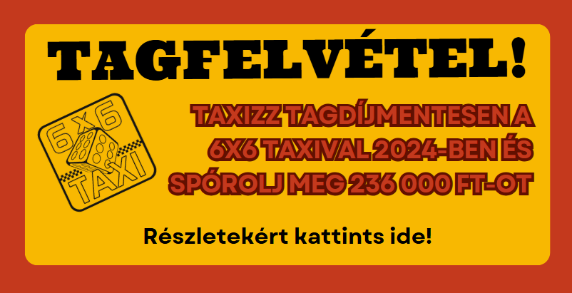 Tagfelvétel, taxizz díjmentesen 2024-ben!